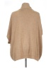 Pure Energy 100% Acrylic Tan Poncho Size 0X - 1X Plus - photo 2