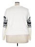 Lane Bryant 100% Acrylic Print White Pullover Sweater Size 22 - 24 Plus - photo 2