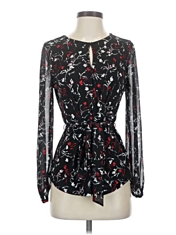 White House Black Market Long Sleeve Blouse (view 1)