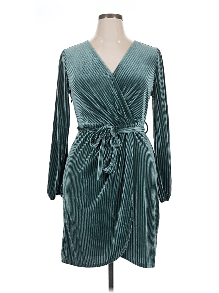 Pre-owned Merokeety Casual Dress In Teal