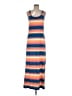 Mossimo Supply Co. Stripes Orange Casual Dress Size M - photo 1