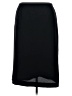 Karen Scott 100% Polyester Solid Black Casual Skirt Size 16 (petite) - photo 2