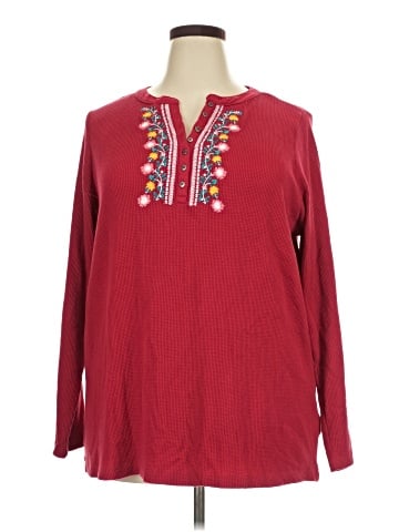 Woman Within Long Sleeve Blouse (view 1)