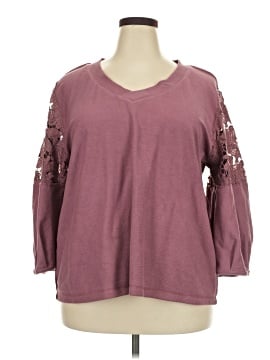 Unbranded 3/4 Sleeve T-Shirt (view 1)