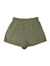Zara Solid Green Shorts Size XS - photo 2