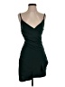 Crystal Doll Solid Green Cocktail Dress Size S - photo 1