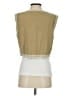 Zara Floral Gold Ivory Vest Size S - photo 2