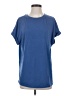 Automet Solid Blue Short Sleeve T-Shirt Size S - photo 1