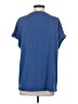 Automet Solid Blue Short Sleeve T-Shirt Size S - photo 2
