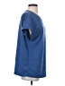 Automet Solid Blue Short Sleeve T-Shirt Size S - photo 4