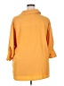 Shein Curve 100% Polyester Orange 3/4 Sleeve Blouse Size 18 Plus (3) - photo 2