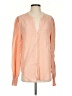 Side Stitch Orange Long Sleeve Blouse Size S - photo 1