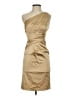 Cache Solid Tan Cocktail Dress Size 0 - photo 1