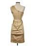 Cache Solid Tan Cocktail Dress Size 0 - photo 2