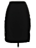 Assorted Brands Black Faux Leather Skirt Size S - photo 2