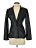 BCBGMAXAZRIA 100% Leather Black Blazer Size 0 - photo 1