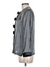 A.Maglia Metallic Gray Long Sleeve Blouse Size 8 - photo 5
