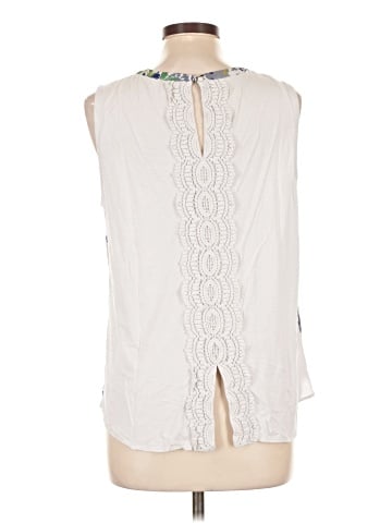 Pale Sky Sleeveless Blouse (view 2)