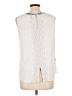 Pale Sky 100% Polyester Blue Sleeveless Blouse Size L - photo 2