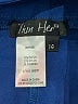 Thin Her Solid Blue Active Pants Size 14 - photo 4