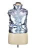Old Navy 100% Polyester Metallic Silver Blue Vest Size XXL - photo 1