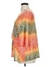 Catherines Aztec Or Tribal Print Orange 3/4 Sleeve Top Size 1X (estimated) - photo 5
