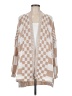 Unbranded Checkered-gingham Tan Cardigan Size M - photo 1