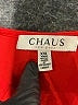 Chaus 100% Polyester Orange Short Sleeve Blouse Size XXL - photo 7
