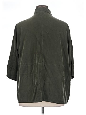 Cos 3/4 Sleeve Button-Down Shirt (view 2)