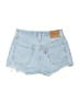 Levi's 100% Cotton Blue Denim Shorts Size 26 waist - photo 2