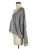 Shein 100% Acrylic Stripes Silver Pullover Sweater Size 6 - photo 5