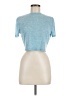 Musera Blue Short Sleeve Turtleneck Size M - photo 1