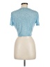 Musera Blue Short Sleeve Turtleneck Size M - photo 2