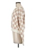 Debut 100% Polyester Checkered-gingham Ivory Pullover Sweater Size M - photo 5