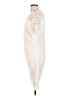 Unbranded Floral Solid Ivory Cocktail Dress Size L - photo 5