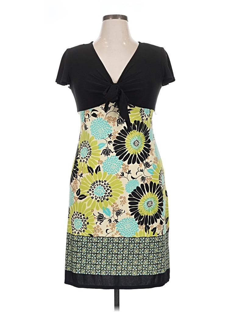 Pre-owned R & M Richards Casual Dress In Green