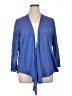 Nic + Zoe Solid Blue Cardigan Size 2X - photo 1