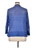 Nic + Zoe Solid Blue Cardigan Size 2X - photo 2