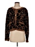 NVLT Animal Print Brown Cardigan Size M - photo 1