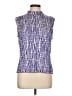 St. John Purple Sleeveless Blouse Size L - photo 1