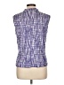 St. John Purple Sleeveless Blouse Size L - photo 2