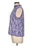 St. John Purple Sleeveless Blouse Size L - photo 5