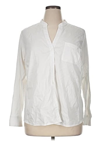 Calvin Klein Long Sleeve Button-Down Shirt (view 1)