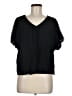 Madewell 100% Viscose Black Short Sleeve Blouse Size M - photo 1