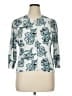Halogen 100% Cotton Teal Cardigan Size XL - photo 1