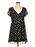 Forever 21 100% Polyester Black Casual Dress Size L - photo 1