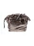 Coach 100% Leather Metallic Gray Leather Satchel One size - photo 1