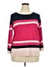 Liz Claiborne Color Block Pink Pullover Sweater Size XXL - photo 1