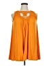 Roaman's Orange Sleeveless Blouse Size 14 - 16 - photo 1
