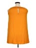 Roaman's Orange Sleeveless Blouse Size 14 - 16 - photo 2